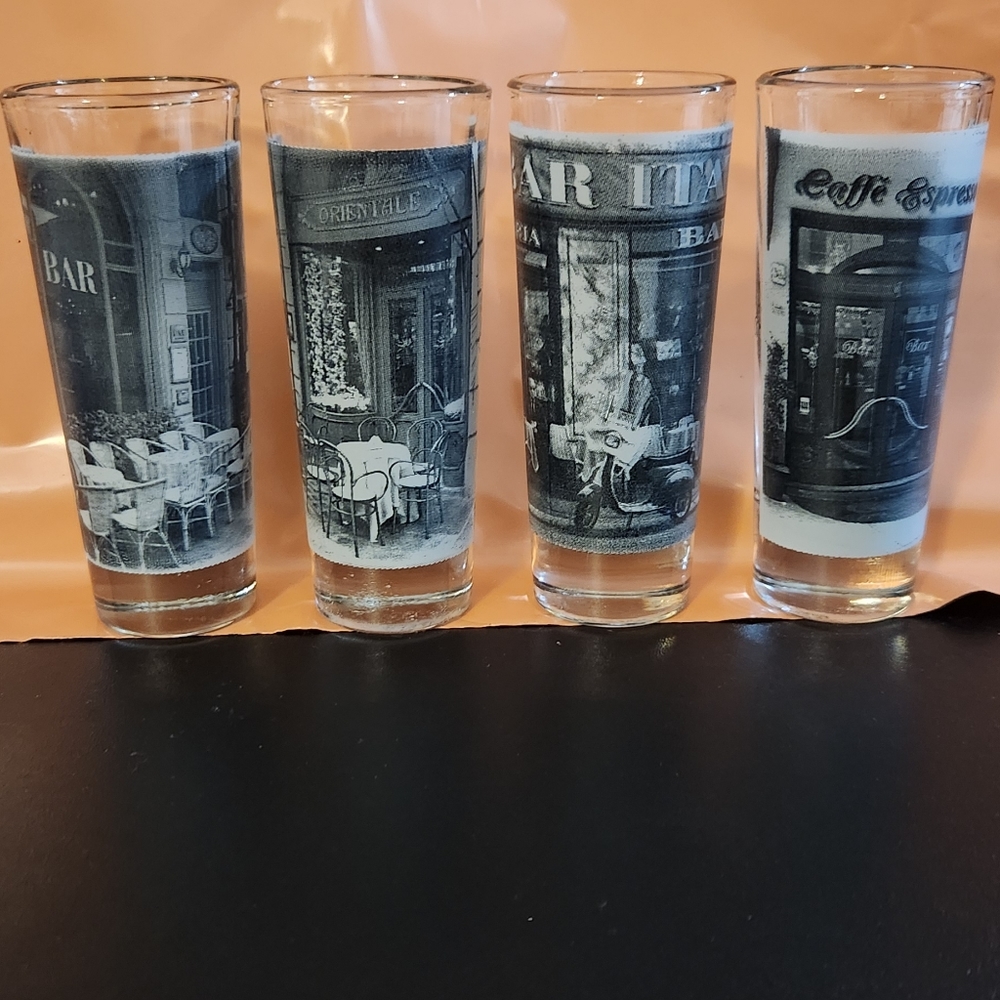 Shot glasses set of 4